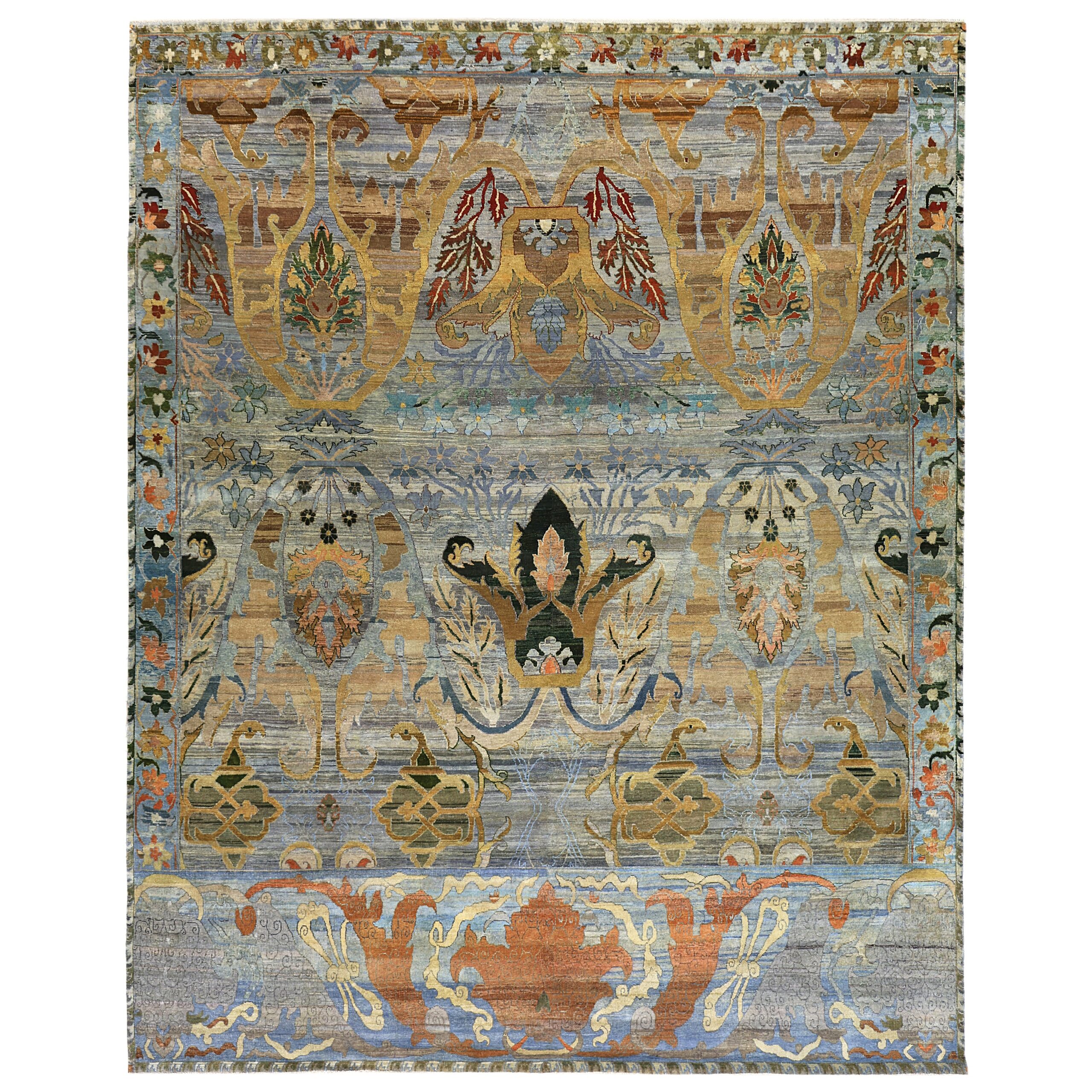 Transitional Wool Rug - 12'1" x 15'3"
